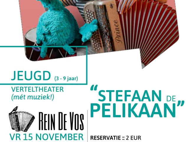 Muzikaal verteltheater "Stefaan de pelikaan" (door Rein De Vos) © rein de vos