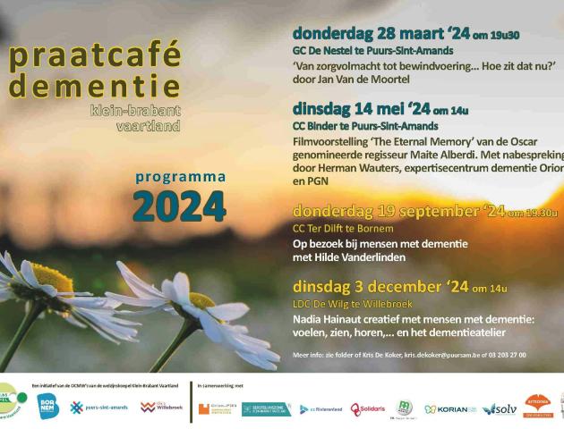 Praatcafé dementie Klein-Brabant Vaartland © PSA